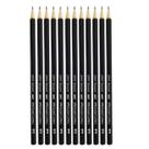 Kit 12 Lápis Preto Grafite Nº2 HB Max Sextavado 1205 - Faber Castell
