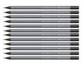 Kit 12 Lápis Preto Grafite SuperSoft Black - Faber-Castell