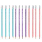 Kit 12 Lápis Preto HB Black Peps Triangular Pastel c/ Borracha Maped
