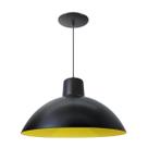 Kit 12 Luminária Pendente Chinesa 33cm Interior Amarelo Com Fiação 110/220v