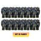 Kit 12 luvas pronyl full ldi mod8040 black poliamida c/r nitrilico 9 par 804099 Kit 12 luvas pronyl full ldi mod8040 black poliamida c/r nitrilico 9 par 804099