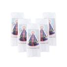 Kit 12 Maços com 08 Velas Votiva Palito Cada Branco c/ Imagens de Santos Católicos Parafina Pura