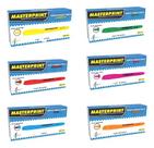 Kit 12 Marca Texto Neon Ponta Chanfrada Masterprint Variadas
