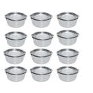 Kit 12 Marmitas de Alumínio Polido Nº 12 0,560 ML Kit 12 Marmitas de Alumínio Polido Nº 12 0,560 ML