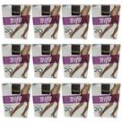 Kit 12 Meia Calça Clássica Fio 20 Preta Único - Trifil