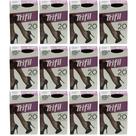 Kit 12 Meia Fina 3/4 Europeu Fio 20 Natural Claro - Trifil