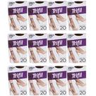 Kit 12 Meia Soquete Básica Natural Claro Fio 20 - Trifil