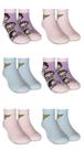 Kit 12 Meias Mulher Maravilha Algodão Infantil Inverno