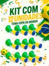 Kit 12 Mini Corneta Torcida Copa Mundo Vuvuzela Brasil Festa -