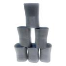 Kit 12 Mini Porta Linha Oval Preto Para Pipa