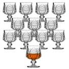 Kit 12 Mini Taças De Vidro Para Licor Premium Aperitivo 40ml