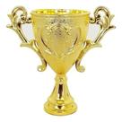Kit 12 Mini Troféu Taça Futebol Dourado De Enfeite Para Festa Lembrancinha Decoração