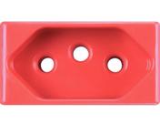 Kit 12 Módulo Tomada 2P T Tramontina 20 A 250 V Vermelho