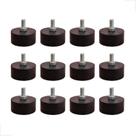 Kit 12 Nivelador Parafuso Passante Sapata N 16 Parafuso 3/8