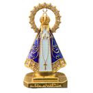 Kit 12 Nossa Senhora Aparecida Dupla Face P/Painel de Carro Lar Trabalho Basilica