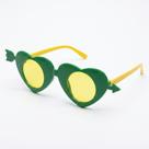 Kit 12 Óculos Coração com Lente Verde e Amarelo Kit 12 Óculos Coração com Lente Verde e Amarelo