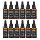Kit 12 Óleo para Barba Hidratante Amaciar os Pelos Toque Seco IPA Beer 30ml Urban Men