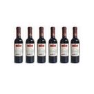 Kit 12 ou 6 Mini Vinho Tinto Suave Bordô Halberth 375ml Atacado Brinde Lembrancinha Casamento