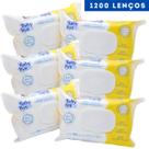 Kit 12 Pacotes Lenços Toalha Umedecida Baby Byn RN Recém Nascido