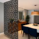 Kit 12 painel decorativo divisória de ambiente sala cozinha escritório painel em MDF premium