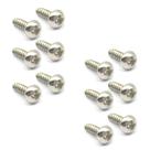 Kit 12 parafuso tarraxa de guitarra 2.1x08 mm niquelado