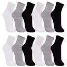 Kit 12 Pares de Meia Adulto Masculino Cano Alto Liso Kit 12 Pares de Meia Adulto Masculino Cano Alto Liso