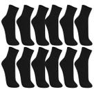 Kit 12 Pares de Meias Atoalhadas Esportiva Cano Médio Trifil