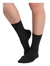 Kit 12 Pares de Meias Pretas Lisas Cano Alto Longo Sport em Algodão para Conforto e Estilo