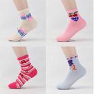 Kit 12 Pares Meia Infantil Menina Cano Longo