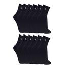 Kit 12 Pares Meia Lupo Masculina Cano Médio Original 3245