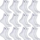 Kit 12 Pares Meias Cano Alto Longo Esporte Sport Masculina Confortável Academia Treino Original Unissex Feminina