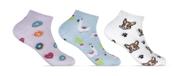 Kit 12 Pares Meias Feminina Estampada Cano Curto Basica Kit 12 Pares Meias Feminina Estampada Cano Curto Basica