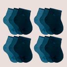 Kit 12 Pares Meias Lupo Masculina Feminina Básica Infantil