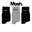 Kit 12 Pares Meias Mash Unissex Adulto Cano Médio Algodão Cotton