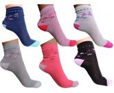 Kit 12 Pares Meias Sport Femininas Cano Longo Atacado Colorida