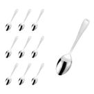 Kit 12 Pçs Colher Reforçada Inox Restaurante / Casa / Bar