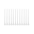 Kit 12 Pçs Espetinhos De Churrasco 38cm Ideal para Carne Frango Coração Ponta Chapada Kit 12 Pçs Espetinhos De Churrasco 38cm Ideal para Carne Frango Coração Ponta Chapada