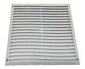 Kit 12 Pçs Grade De Ventilação Quadrada De Plástico 30x30cm