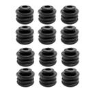 Kit 12 Pé Amortecedor Borracha Compressor Ar Condicionado