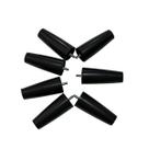 Kit 12 Pé Cônico De Cama Cômoda 14cm Plástico Pézinho Sapata
