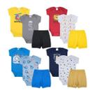 Kit 12 Peças Infantis Chá de Bebê e Mesversário Body + Short Kit 12 Peças Infantis Chá de Bebê e Mesversário Body + Short