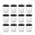 Kit 12 Peças Pote Porta Alimento Tampa Rosca 500ml Free bpa Plástico