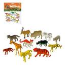 Kit 12 Peças Reino Animal - 12 Especies de Animais de Borracha - ARK TOYS