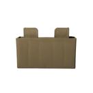 Kit 12 Pés Moveis guarda roupa armario 5cm Alt Marrom bronze