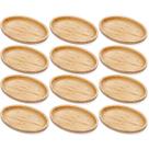 Kit 12 Petisqueiras Bambu Bandeja Oval 23x15cm Plasvale Travessa Multiuso Restaurante Kit 12 Petisqueiras Bambu Bandeja Oval 23x15cm Plasvale Travessa Multiuso Restaurante
