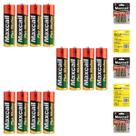 Kit 12 Pilhas Palito AAA 1.5V Alkaline Energia Segura e Confiável Para Controles e Relógios