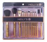 Kit 12 Pincéis Maquiagem Profissional Meilys MKP-505 - Ruby's