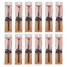 Kit 12 Pincel Côncavo para Esfumar Sombras Hello Mini
