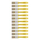 Kit 12 Pincel Trincha 1 Polegada Roma Verniz Pro 313