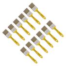 Kit 12 Pincel Trincha 2 Polegada Roma Verniz Pro 313
